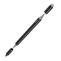Стилус для телефона и планшета пассивный Емкостная ручка для iPad Android Iphone HOCO Cool dynamiс. Black