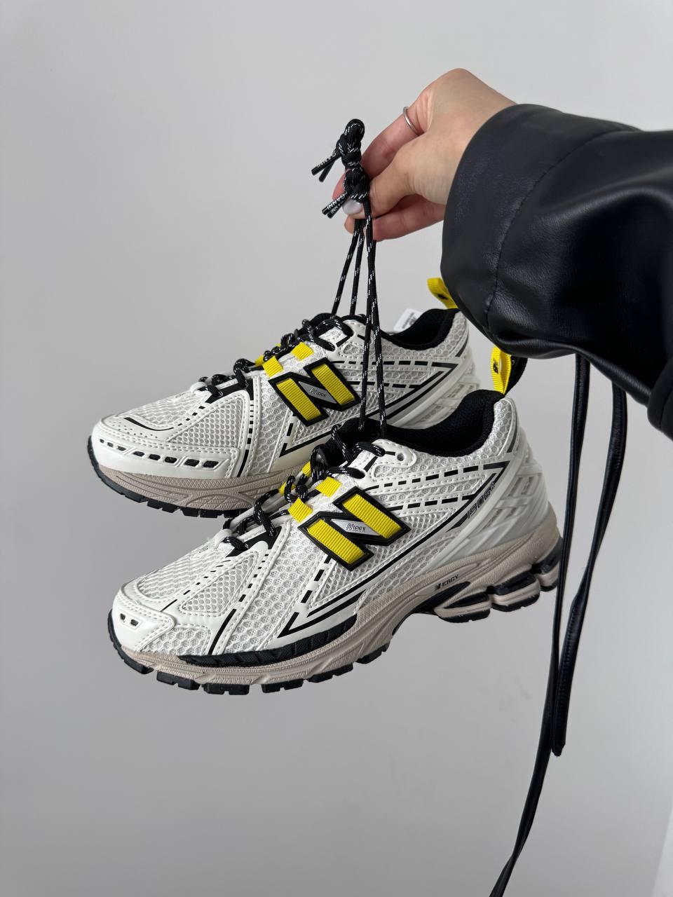 Кросівки чоловічі білі New Balance 1906 White Yellow (16520)