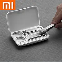 Оригінальний манікюрний набір 5в1 Xiaomi Mijia Nail Clipper Five Piece Set з удароміцним ABS кейсом