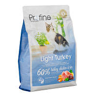 Сухий корм для кішок Profine Cat Light з індичкою, куркою та рисом 2 кг (8595602517794) hp