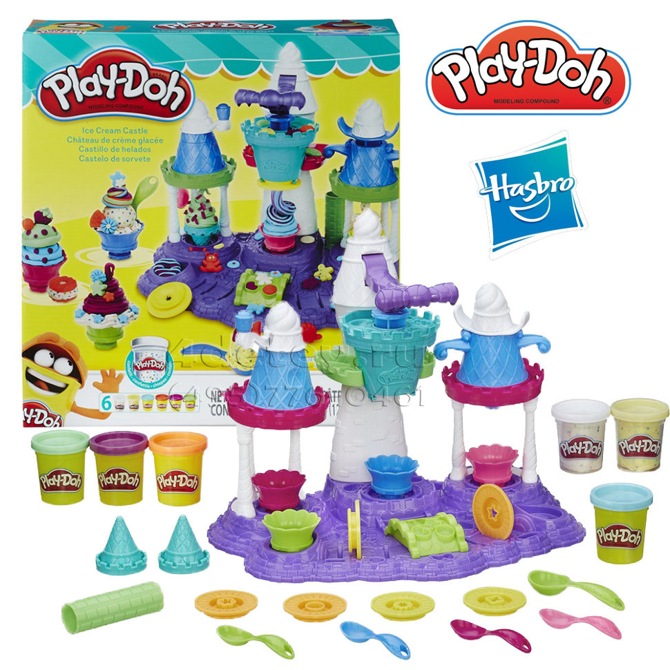 Пластилін Play Doh Ігровий набір "Замок морозива" B5523