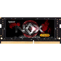 Модуль памяти для ноутбука SoDIMM DDR4 8GB 3200 MHz NOX Black Apacer (A4S08G32CLYBDAA-1) hp