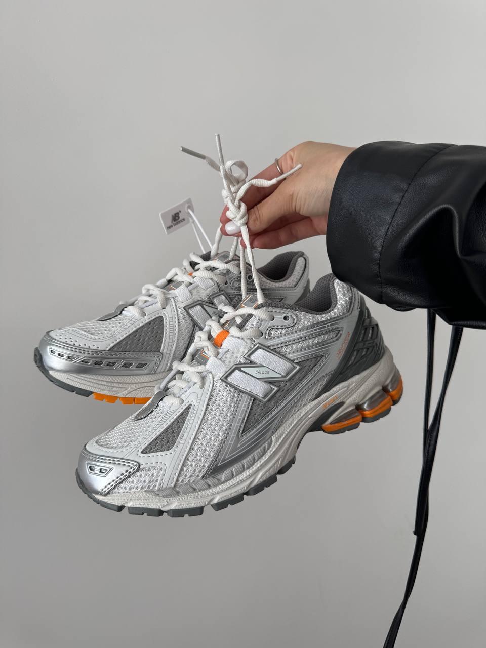 Кросівки чоловічі білі New Balance 1906 White Grey Orange (16521)