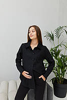 Рубашка для беременных и кормящих Geneva Lullababe размер S-M Черный