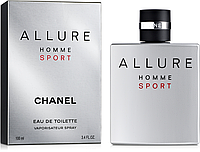 Мужская туалетная вода Chanel Allure Homme Sport, 100 мл. (Luxe)