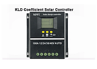 Контроллер заряда MPPT/PWM аккумулятора для солнечных панелей 12В/24В/36В/48В 100А автоматический
