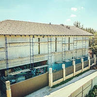 Будівельні риштування клино-хомутові КХЛ, комплектація 15.0 х 10.5 (м)