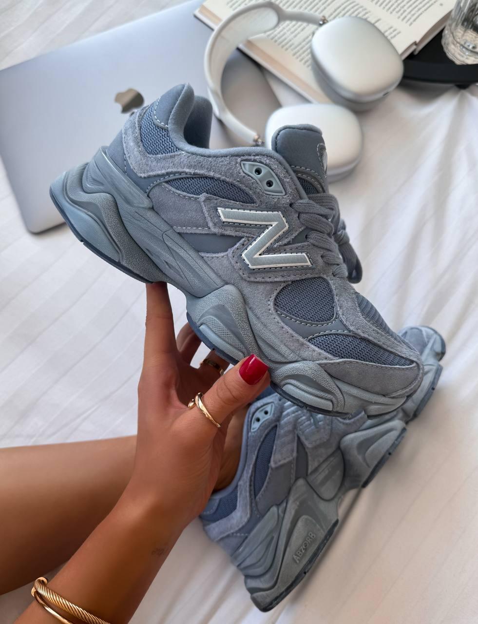 Кросівки чоловічі блакитні New Balance 9060 “Washed Blue” (16062)