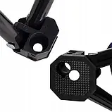 Стілець туристичний складаний кемпінговий стілець для риболовлі та відпочинку Чорний, фото 6