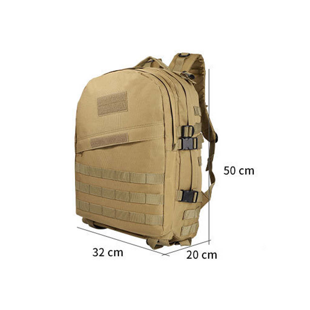 Рюкзак військовий великий YAKEDA, тактичний рюкзак для походів, 35 л Tan глина