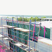 Будівельні риштування клино-хомутові КХЛ, комплектація 17.5 х 21.0 (м)