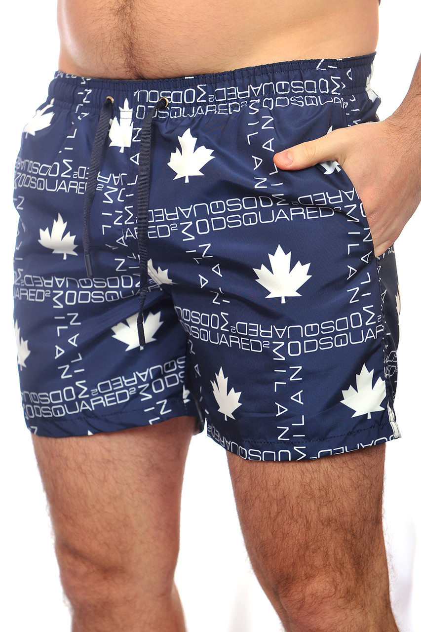 Шорти пляжні чоловічі Dsquared2 24-D-277 темно-сині