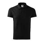 Поло Cotton heavy 220 Malfini для чоловіків black 2XL, фото 3