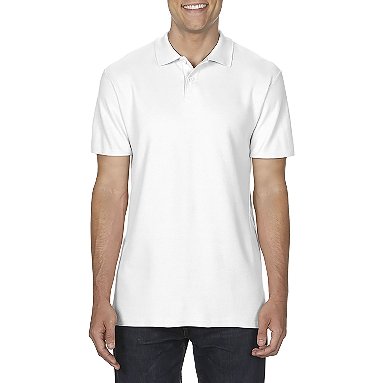 Поло SoftStyle 177, TM Gildan Gildan унісекс white S, фото 1
