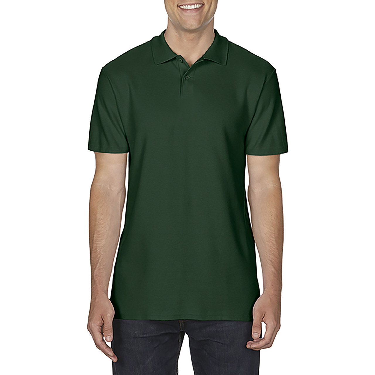 Поло SoftStyle 177, TM Gildan Gildan унісекс forest green M, фото 1