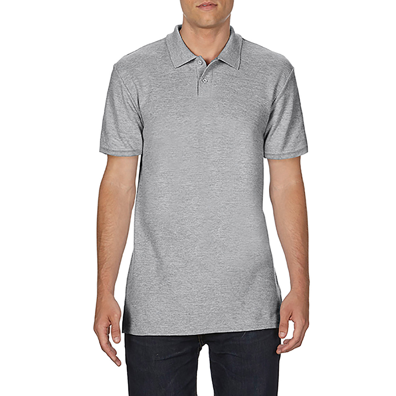Поло SoftStyle 177, TM Gildan Gildan унісекс sport grey 2XL