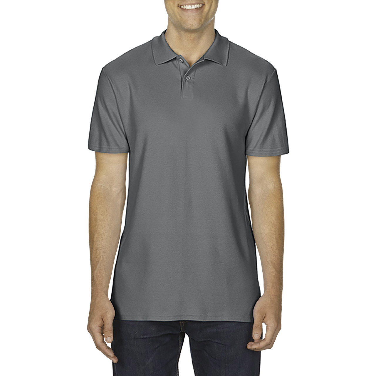 Поло SoftStyle 177, TM Gildan Gildan унісекс charcoal 2XL