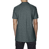 Поло SoftStyle 177, TM Gildan Gildan унісекс dark heather L, фото 3