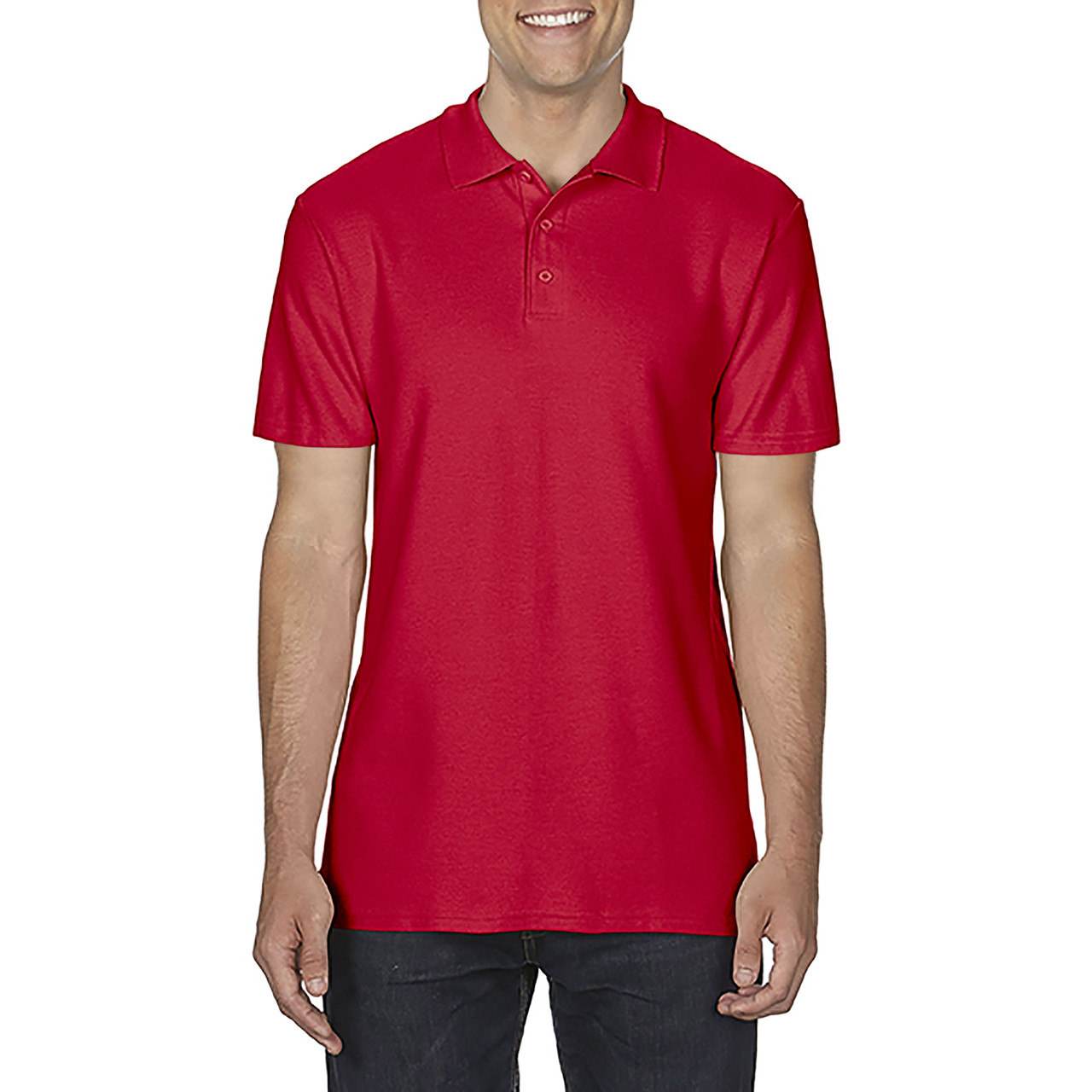 Поло SoftStyle 177, TM Gildan Gildan унісекс red 2XL