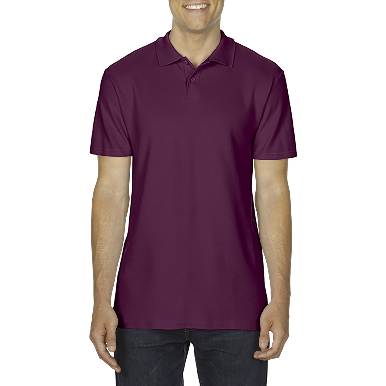 Поло SoftStyle 177, TM Gildan Gildan унісекс maroon M, фото 1