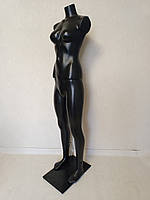 Манекен женский в полный рост МАША черный на подставке