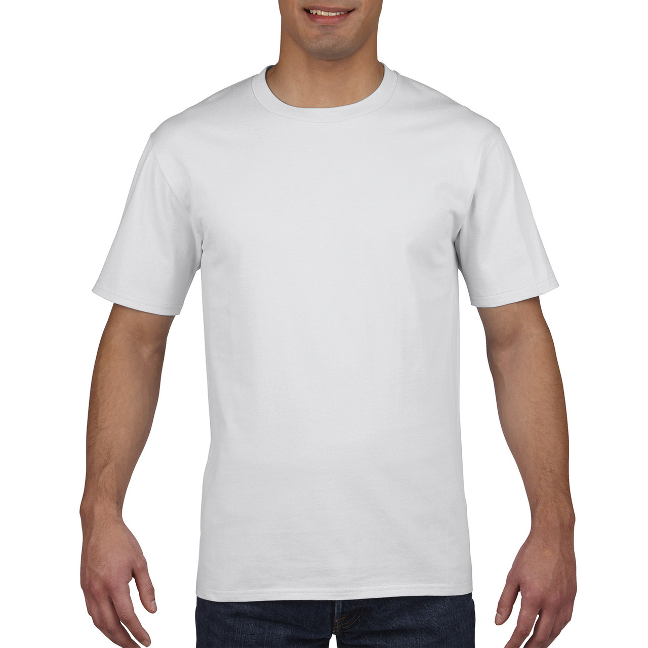 Футболка Premium Cotton 185 Gildan унісекс white 2XL, фото 1