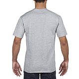 Футболка Premium Cotton 185 Gildan унісекс sport grey S, фото 2