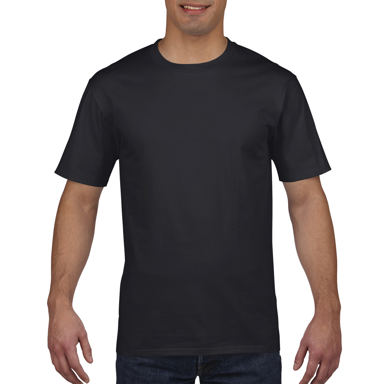 Футболка Premium Cotton 185 Gildan унісекс black XL, фото 1