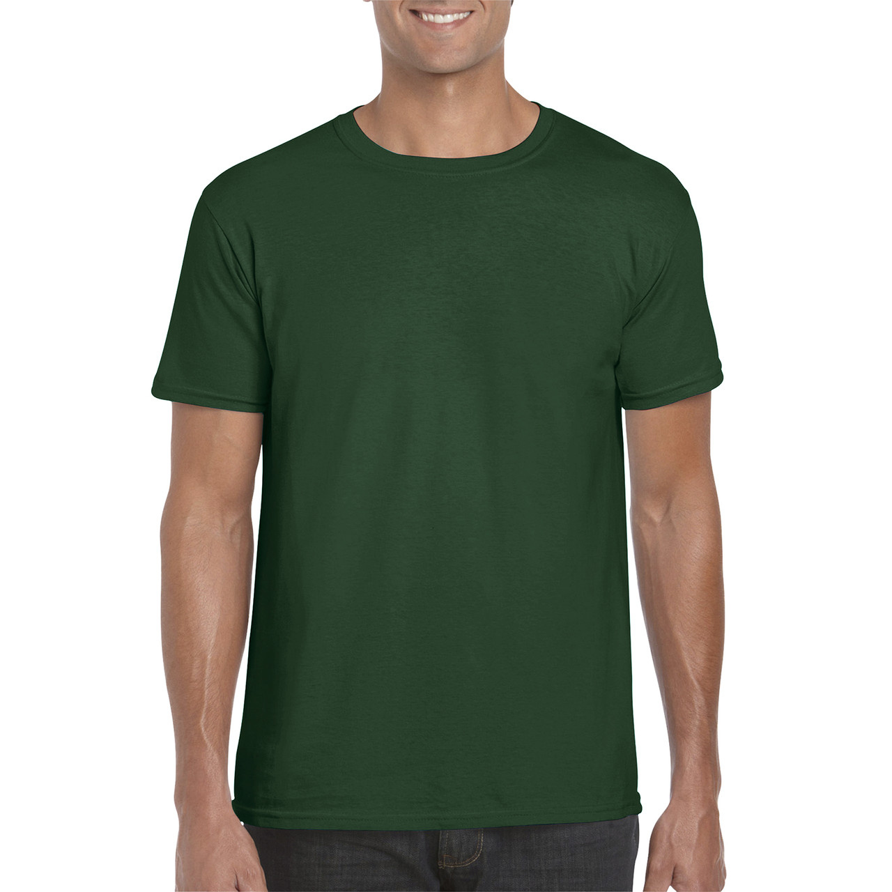 Футболка SoftStyle 153 Gildan унісекс forest green 2XL