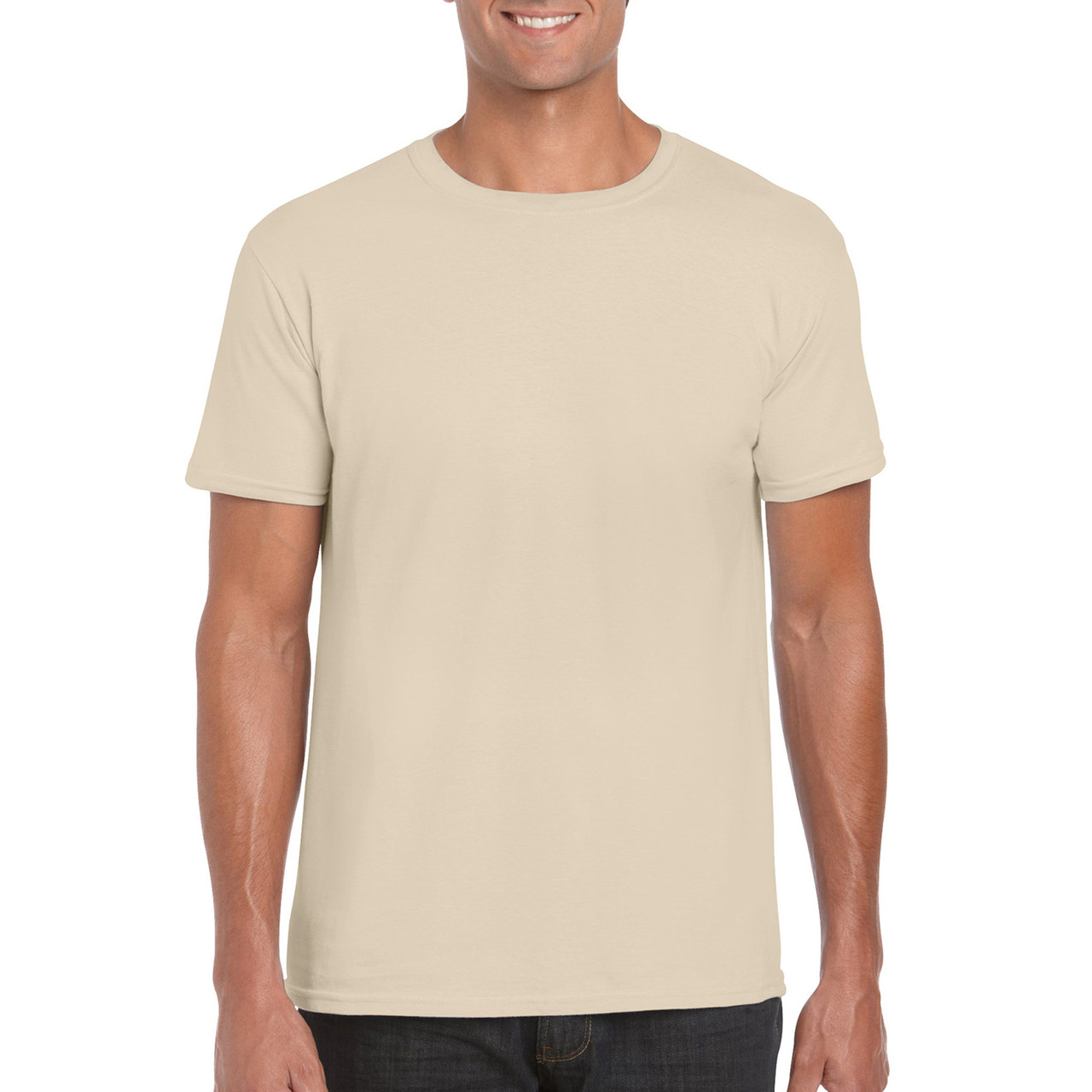 Футболка SoftStyle 153 Gildan унісекс sand 2XL