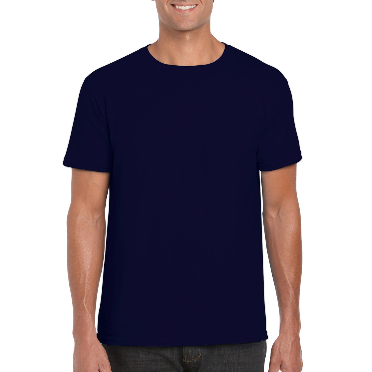 Футболка SoftStyle 153 Gildan унісекс navy L, фото 1