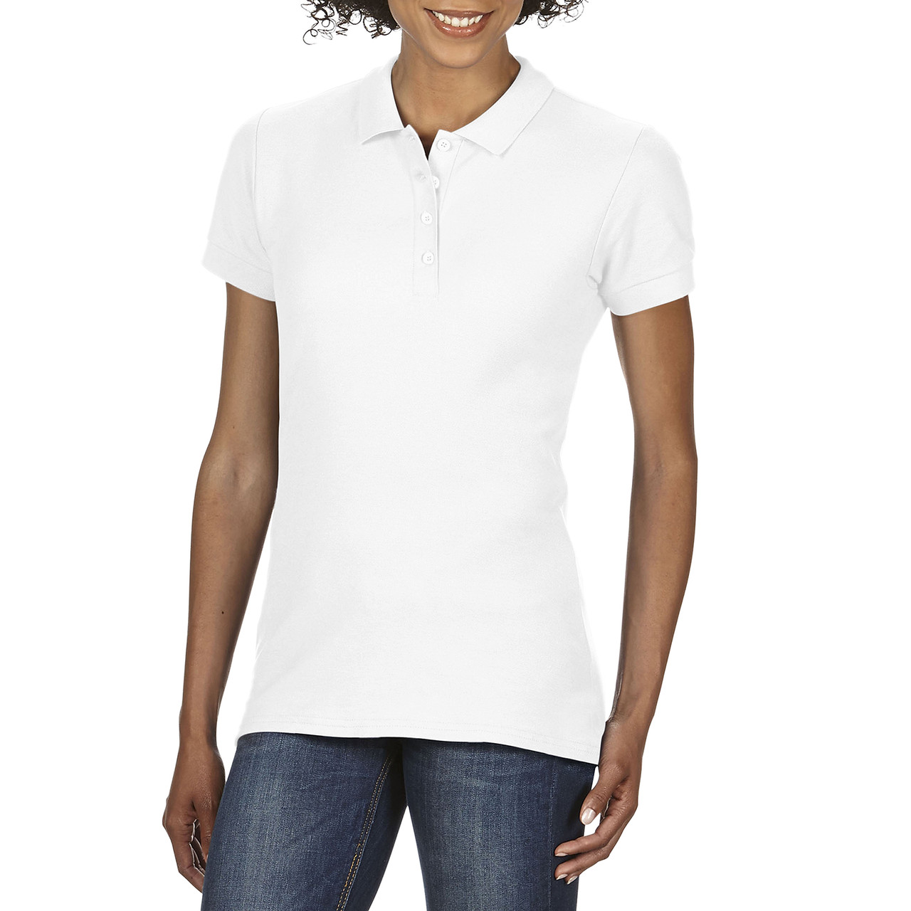 Поло жіноче SoftStyle 177, TM Gildan Gildan для жінок white 2XL