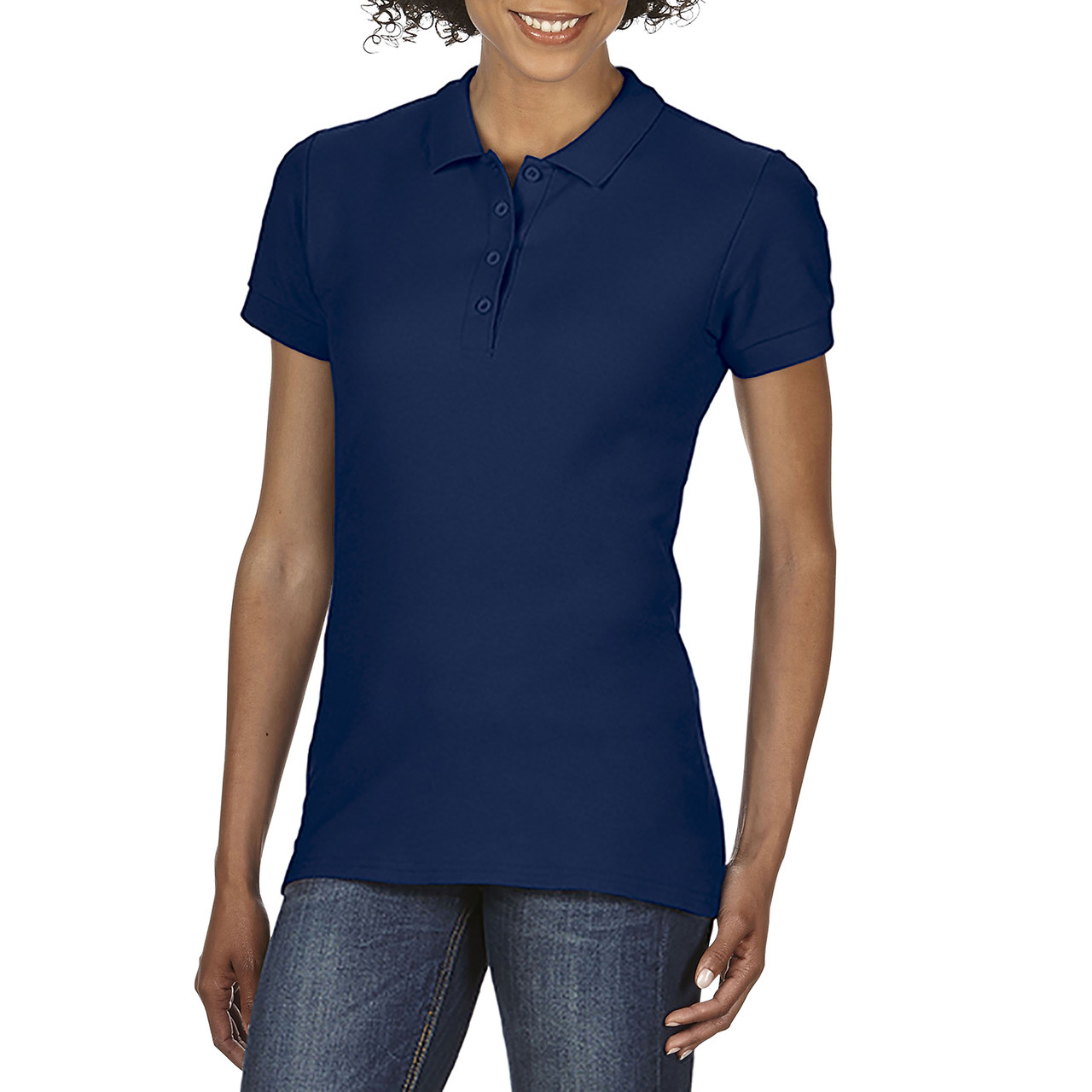 Поло жіноче SoftStyle 177, TM Gildan Gildan для жінок navy 2XL