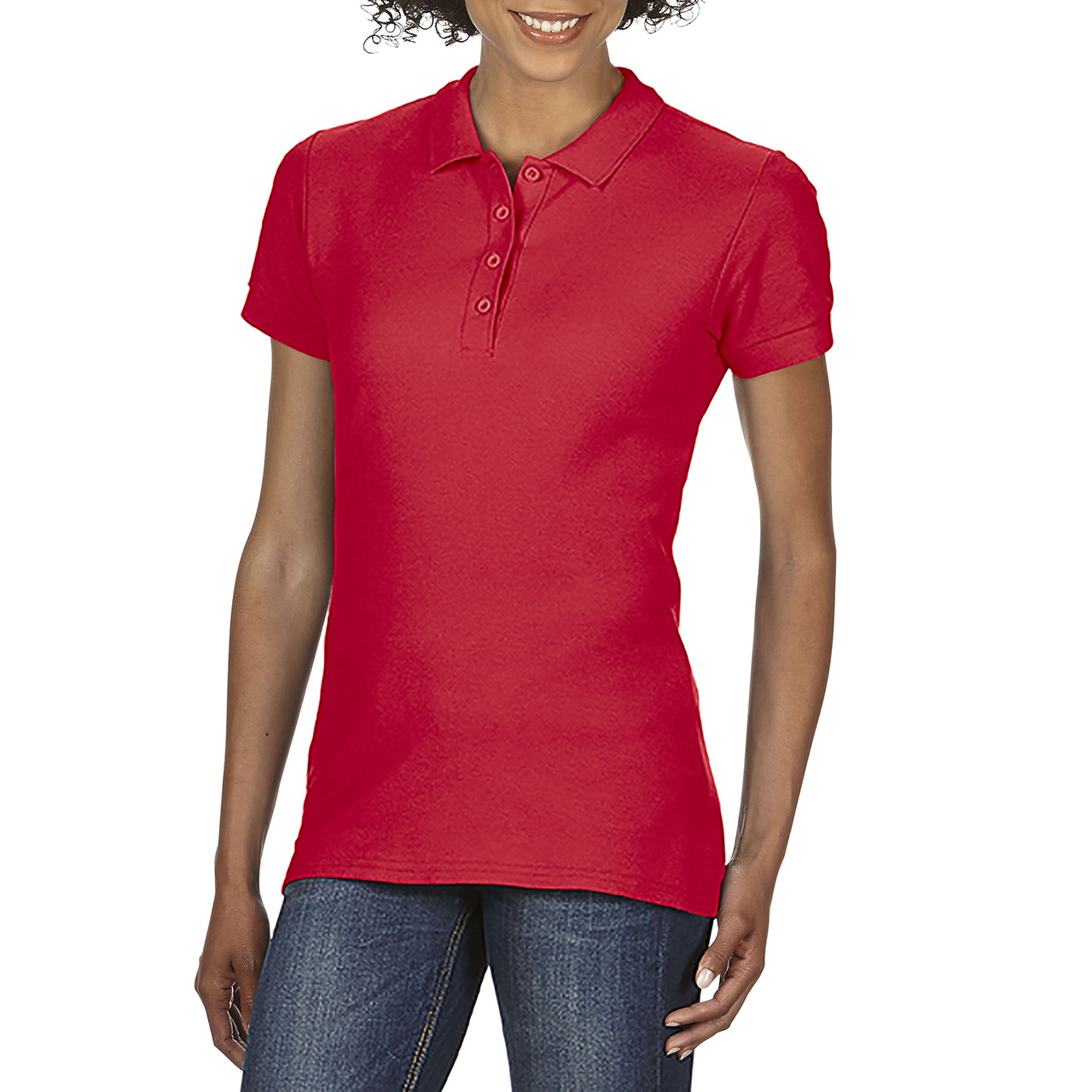 Поло жіноче SoftStyle 177, TM Gildan Gildan для жінок red XL