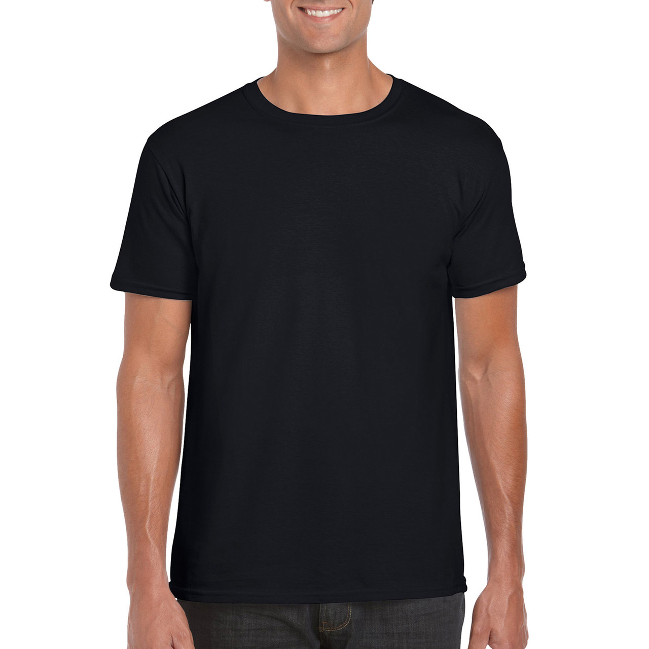 Футболка SoftStyle 153 Gildan унісекс black S
