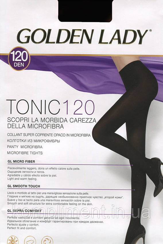Колготки щільні з мікрофібри Golden Ledy Tonic 120 den