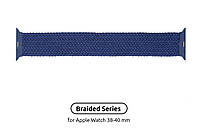 Ремешок ArmorStandart Braided Solo Loop для Apple Watch 38/40/41mm Atlantic Blue Size 4 (132 mm) (ARM58067)