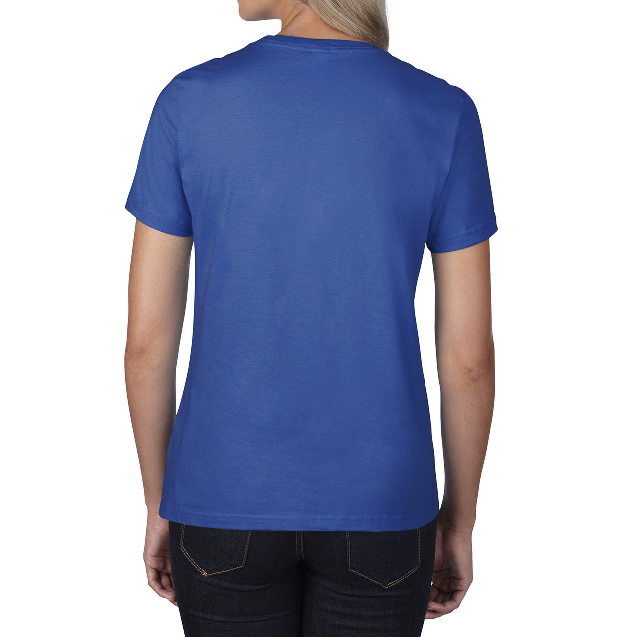 Футболка жіноча Premium Cotton 185 Gildan для жінок royal 2XL