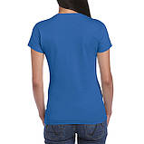 Футболка жіноча SoftStyle 153 Gildan для жінок royal 2XL, фото 3