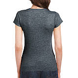Футболка жіноча SoftStyle 153 Gildan для жінок dark heather 2XL, фото 3