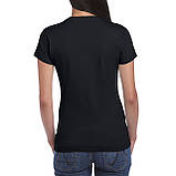 Футболка жіноча SoftStyle 153 Gildan для жінок black 2XL, фото 3