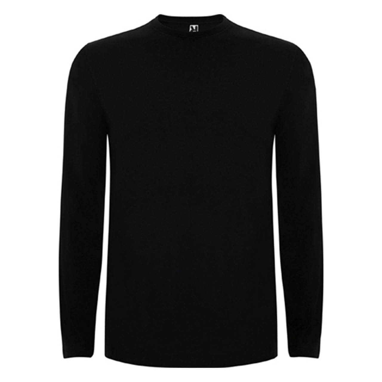 Футболка з довгим рукавом Extreme L/S Roly унісекс black 3XL