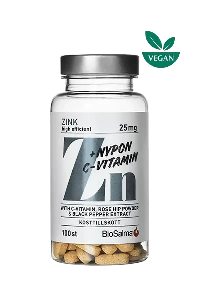 Комплекс вітамінів Zn (Цинк) 25 мг + витамин С і шиповник, висока ефективність