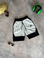 Шорти чоловічі Nike модні, Повсякденні чорні шорти Найк брендові для спортзалу та бігу літні на шнурівці