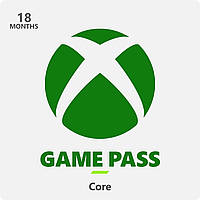 Подписка Xbox Game Pass Core, 18 месяцев (Код)