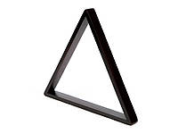 Черный Бильярдный треугольник для бильярда Standart Pro 60мм Махагоны Sensey Чорний Більярдний трикутник для