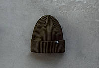 Шапка стаф для мужчины зимняя шапка Staff 26 khaki Sensey Шапка стаф для чоловіка зимова шапка Staff 26 khaki
