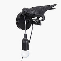 Настенный светильник " Черная ворона " (909-VXL8055R BK)