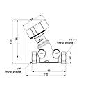 Балансувальний вентиль Icma 1/2" №C299, фото 3