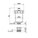 Повітровідвідник автоматичний SD Plus 1/2" SD28015, фото 3
